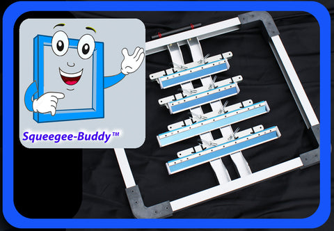 Squeegee-Buddy Squeegee Storage and Cleaning Frame Carrier