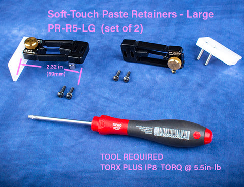 Soft-Touch(TM) Paste Retainer Set for Permalex Holders R4d  Rev 5 Large